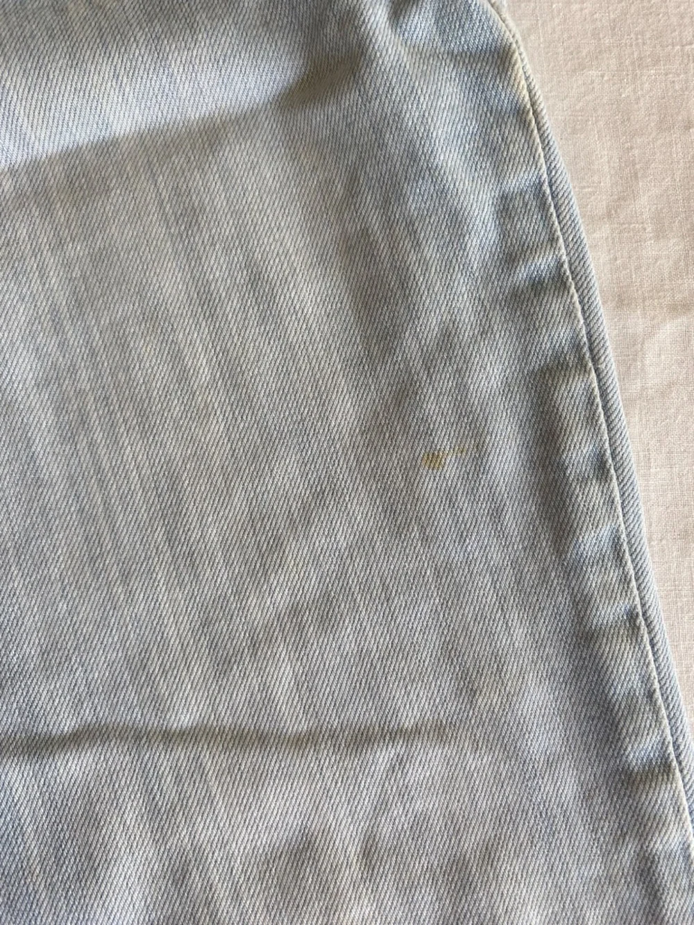 Levi's 510 W 30 x L 30 Light Blue Navy Stitch Distressed Vintage Jeans Unisex